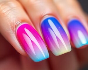 Gradientowe paznokcie – самый trendy manicure w 2025 roku