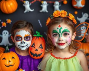 Bezpieczne i kreatywne makijaże halloweenowe dla dzieci: inspiracje