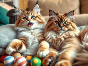 Maine Coon czy Ragdoll – porównanie charakteru, aktywności, pielęgnacji i zdrowia